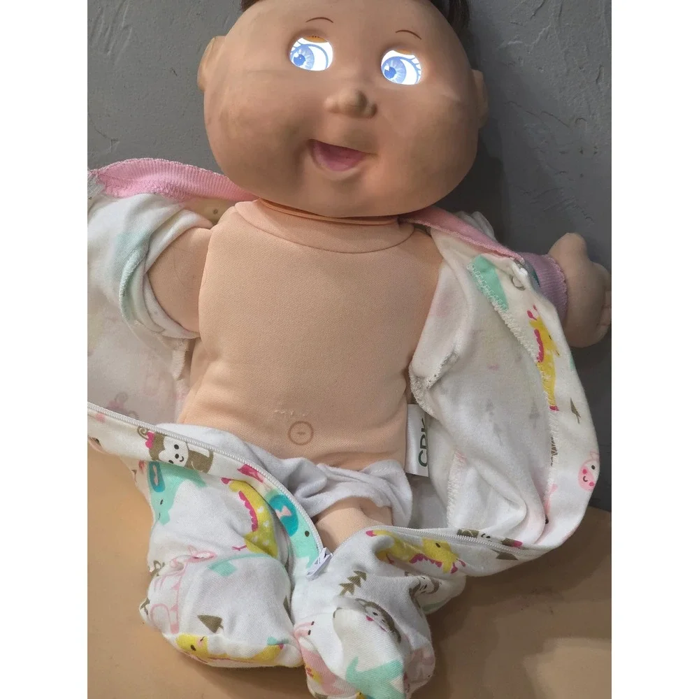 Cabbage Patch Kids Doll Brown Hair Pajamas 2016 WCT 68B Vintage Kids Toy.‎ Works